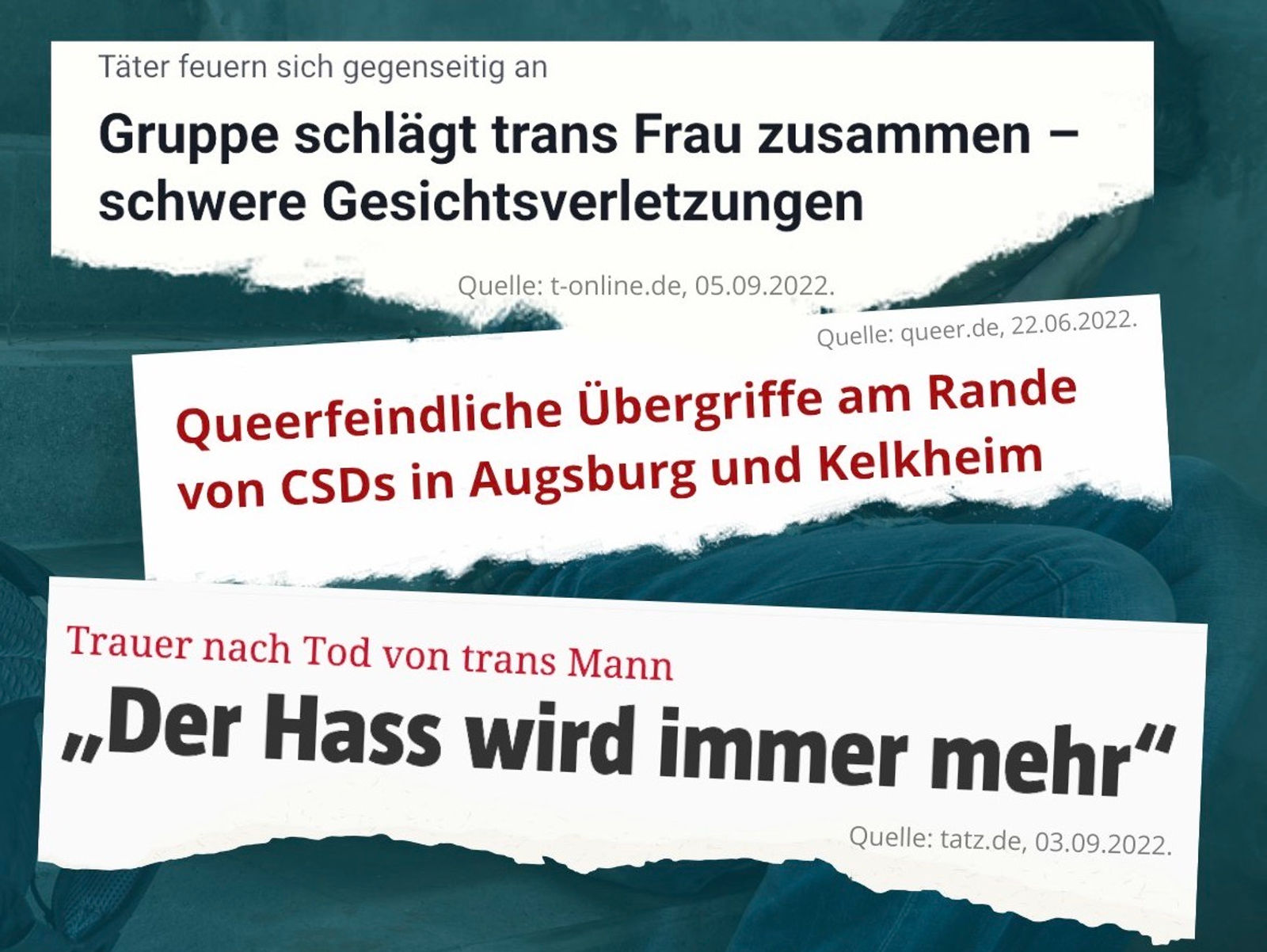 LGBTQ* feindliche Hasskriminalität erreicht neuen Höchststand in Deutschland: Über 1000 Fälle